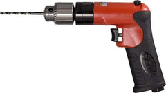 Sioux Tools - 1/4" Reversible Keyed Chuck - Pistol Grip Handle, 1,800 RPM, 12 LPS, 0.5 hp, 90 psi - Industrial Tool & Supply