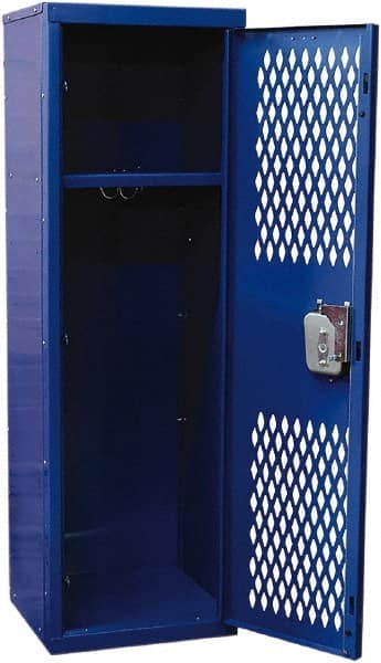 Hallowell - 1 Door, 1 Tier, Locker - Industrial Tool & Supply