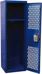 Hallowell - 1 Door, 1 Tier, Locker - Industrial Tool & Supply
