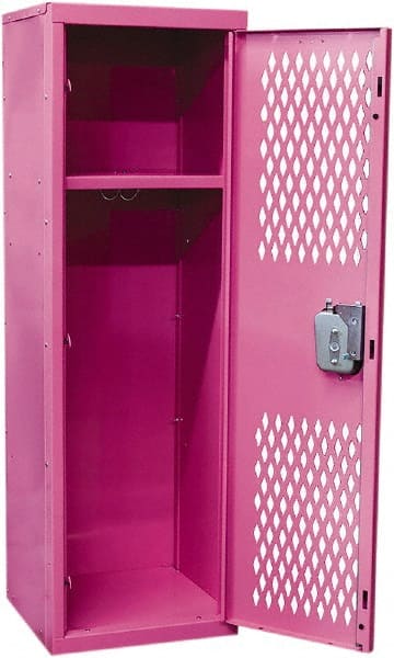 Hallowell - 1 Door, 1 Tier, Locker - Industrial Tool & Supply