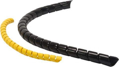 Atlantex - 3.9" ID Black Spiral Guard Wrap for Hoses - 50' Long, -60 to 175°F - Industrial Tool & Supply