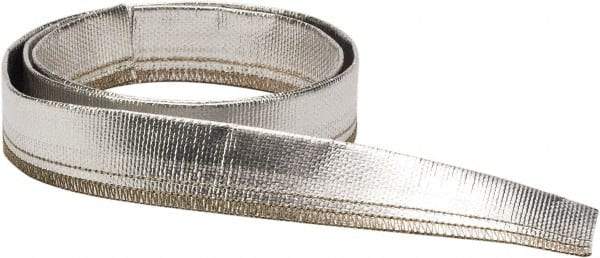 Atlantex - 3-1/2" ID Silver Radiant Heat Shield for Hoses - 25' Long, -40 to 425°F - Industrial Tool & Supply