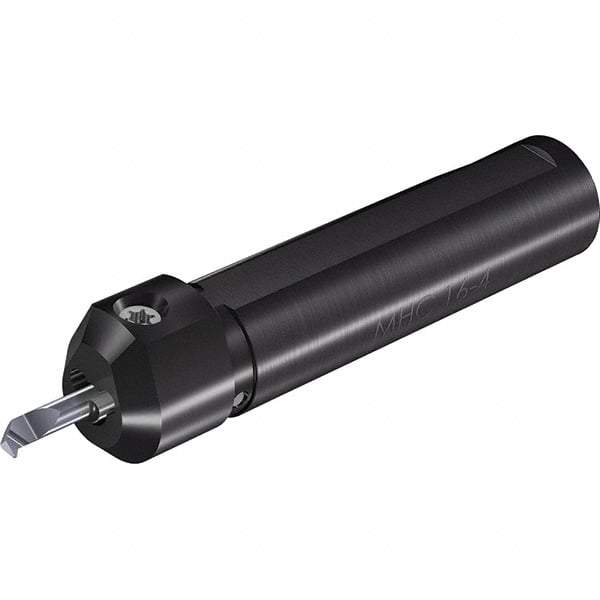 Vargus - Internal Thread, Neutral Cut, 16mm Shank Width x 16mm Shank Height Indexable Threading Toolholder - 75mm OAL, M6, MS6 Insert Compatibility, MHC Toolholder, Series Microscope - Industrial Tool & Supply