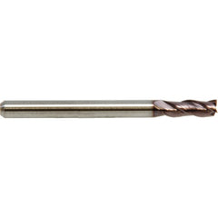 ‎3/64? Dia. × 1/8? Shank x .1400? DOC × 1-1/2? OAL, Carbide, ALtima® 52, 3 Flute, Straight, Square, Solid End Mill - Exact Industrial Supply