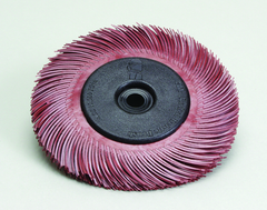 6 x 1" - 220 Grit - Ceramic - Radial Bristle Brush - Industrial Tool & Supply
