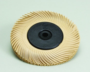 6 x 1" - 6 Micron Grit - Ceramic - Radial Bristle Brush - Industrial Tool & Supply