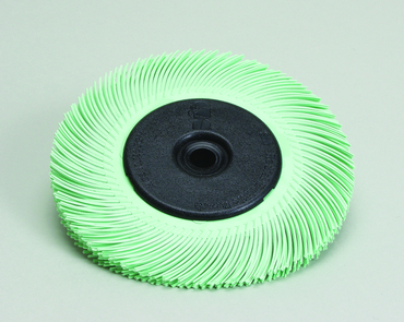 6 x 1" - 1 Micron Grit - Ceramic - Radial Bristle Brush - Industrial Tool & Supply