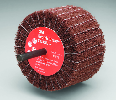 3" - P120 Grit - Aluminum Oxide - Combi-S Wheel - Industrial Tool & Supply