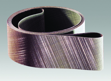 3 x 168" - A6 Grit - JE-weight Fullflex - Trizact™ Cloth Belt 307EA - Industrial Tool & Supply