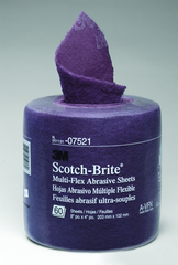 8" x 20' - A VFN Grade - Scotch-Brite™ Multi-Flex Abrasive Sheet Roll - Industrial Tool & Supply