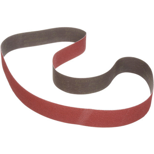 ‎3M Cubitron II Cloth Belt 984F 36+ YF-weight 4-1/4″ × 132″ Film-lok Single-flex - Exact Industrial Supply