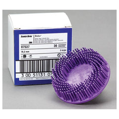 Scotch-Brite Roloc Body Man's Bristle Disc 07536 RD-ZB 36 2″ - Industrial Tool & Supply