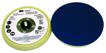 5 x 3/8" - 5/16-24 External Stikit(TM) Low Profile Disc Pad - Industrial Tool & Supply