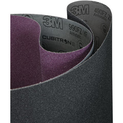 3M SiC Cloth Belt 490FZ P120 YF-weight 6″ × 330″ Top Butt Single-flex - Exact Industrial Supply