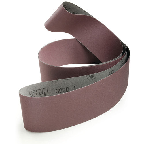 3M Cloth Belt 302D P320 J-weight 4″ × 72″ Film-lok Full-flex - Exact Industrial Supply