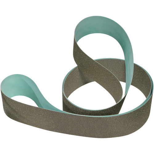 3M Flexible Diamond Belt 6451J M250 Type G Pattern B2 Green 3/4″ × 18″ - Exact Industrial Supply