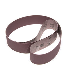 ‎3M Cloth Belt 341D P320 X-weight 2-1/2″ × 72″ Film-lok Single-flex - Exact Industrial Supply