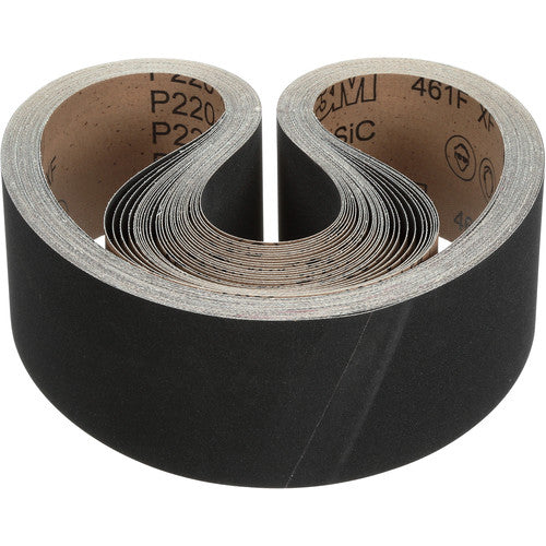 3M Cloth Belt 461F P80 YF-weight 4″ × 54″ Film-lok Single-flex - Exact Industrial Supply