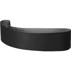 3M Cloth Belt 464W 120 YF-weight 4″ × 156″ Sine-lok 45 Degree Angle Precision Roll Grinding Single-flex - Exact Industrial Supply