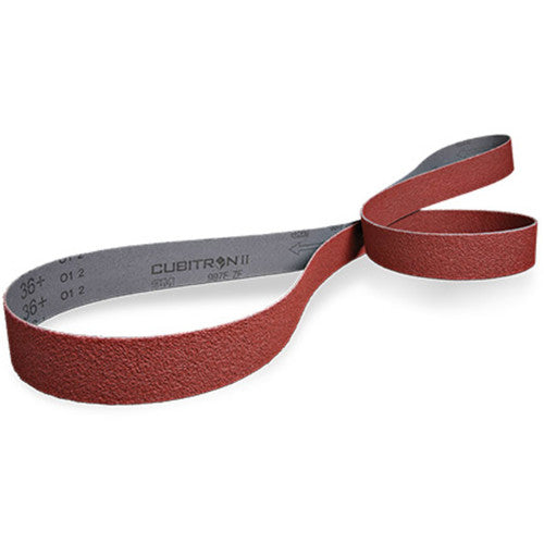 3M Cubitron II Cloth Belt 997F 36+ ZF-weight 3/4″ × 142″ - Exact Industrial Supply