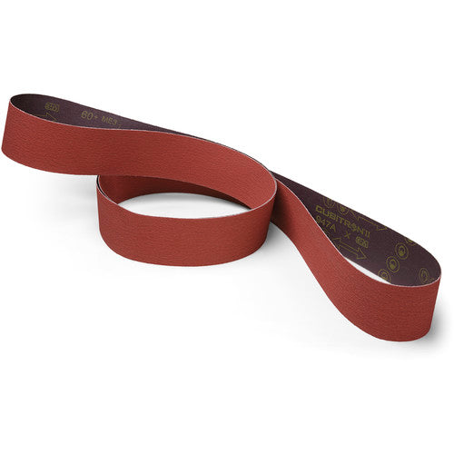 3M Cubitron ll Cloth Belt 947A 80+ X-weight 5″ × 300″ Film-lok Single-flex - Exact Industrial Supply