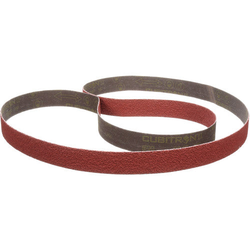 3M Cubitron II Cloth Belt 984F 50+ YF-weight 5/8″ × 120″ Film-lok Single-flex - Exact Industrial Supply