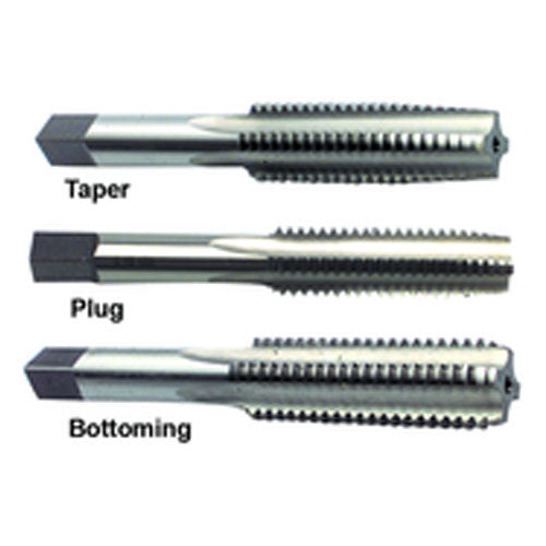3 Pc. HSS Hand Tap Set (Plug, Taper, Bottoming) - Industrial Tool & Supply