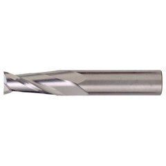‎3/16″ × 3/16″ × 3/4″ × 2-1/2″ RHS / RHC Solid Carbide 2-Flute Square End Single End General Purpose End Mill - TiAlN - Exact Industrial Supply