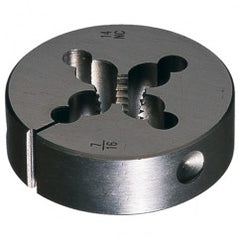 #12–24 13/16 OD 382 Carbon Steel Round Adjustable Die - Industrial Tool & Supply