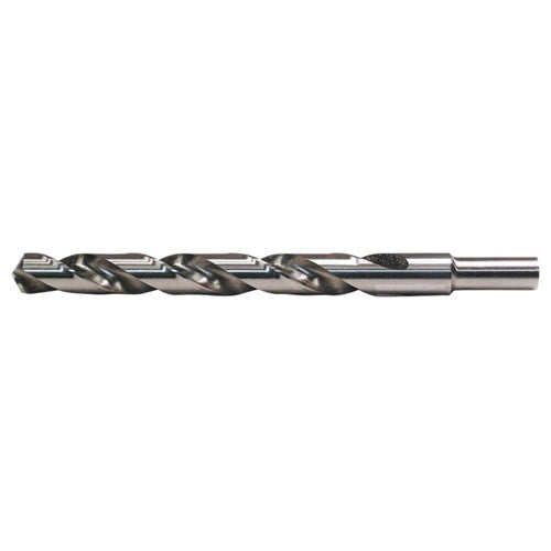 13/32 RHS / RHC HSS 118 Degree Radial Point General Purpose Jobber Length Drill - Bright - Exact Industrial Supply