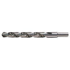 13/32 RHS / RHC HSS 118 Degree Radial Point General Purpose Jobber Length Drill - Bright - Exact Industrial Supply