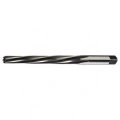 #9 LHS / RHC HSS Straight Shank Helical Flute Taper Pin Reamer - Bright - Industrial Tool & Supply