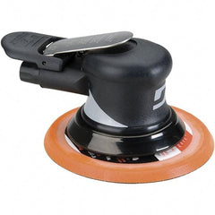 Dynabrade - 12,000 OPM, 18 CFM Air Consumption, Palm Air Orbital Sander - Round Pad, 1/4 NPT Inlet - Industrial Tool & Supply