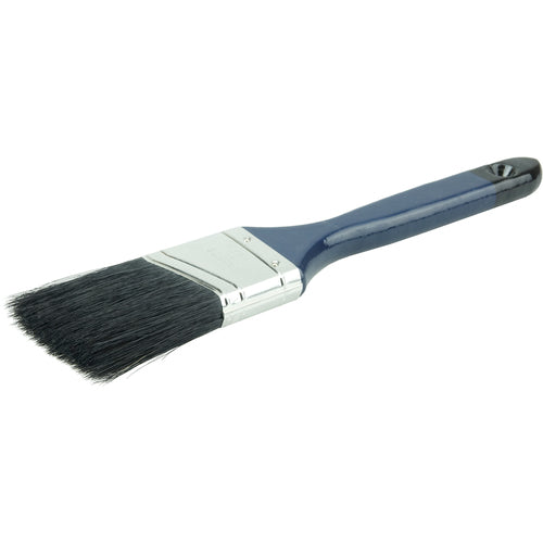 2″ Angled Sash Brush, Black China Bristle, 2-1/4″ Trim Length, Blue Foam Handle - Industrial Tool & Supply