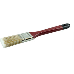 1-1/2″ Flat Sash Brush, Poly/Nylon Fill, 2-1/4″ Trim Length, Red Foam Handle - Industrial Tool & Supply