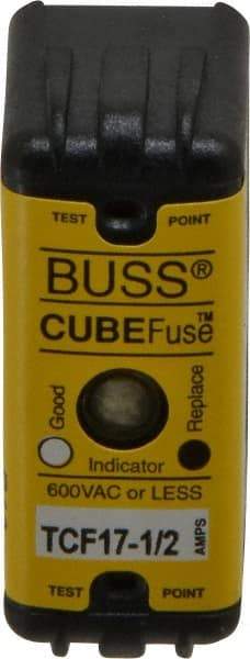 Cooper Bussmann - 300 VDC, 600 VAC, 17.5 Amp, Time Delay General Purpose Fuse - Plug-in Mount, 1-7/8" OAL, 100 at DC, 200 (CSA RMS), 300 (UL RMS) kA Rating - Industrial Tool & Supply