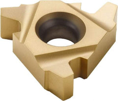 Seco - 27EL External Left Hand 4 Acme Laydown Threading Insert - Grade CP500, TiAlN/TiN Coated Carbide, 15.88mm Inscribed Circle - Industrial Tool & Supply