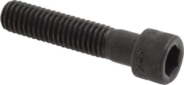 Made in USA - 3/8-16 UNC Hex Socket Drive, Socket Cap Screw - Alloy Steel, Black Oxide Finish, Fully Threaded, 1-3/4" Length Under Head - Industrial Tool & Supply