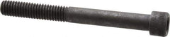 Made in USA - 3/8-16 UNC Hex Socket Drive, Socket Cap Screw - Alloy Steel, Black Oxide Finish, Partially Threaded, 3-1/2" Length Under Head - Industrial Tool & Supply