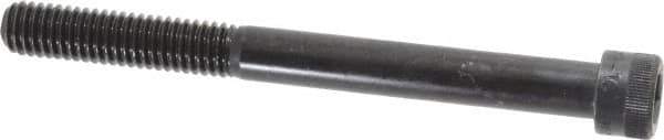Holo-Krome - 3/8-16 UNC Hex Socket Drive, Socket Cap Screw - Alloy Steel, Black Oxide Finish, Partially Threaded, 4" Length Under Head - Industrial Tool & Supply