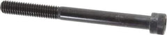 Holo-Krome - 3/8-16 UNC Hex Socket Drive, Socket Cap Screw - Alloy Steel, Black Oxide Finish, Partially Threaded, 4" Length Under Head - Industrial Tool & Supply