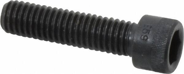 Made in USA - 7/16-14 UNC Hex Socket Drive, Socket Cap Screw - Alloy Steel, Black Oxide Finish, Fully Threaded, 1-3/4" Length Under Head - Industrial Tool & Supply