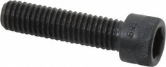 Made in USA - 7/16-14 UNC Hex Socket Drive, Socket Cap Screw - Alloy Steel, Black Oxide Finish, Fully Threaded, 1-3/4" Length Under Head - Industrial Tool & Supply