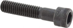 Made in USA - 7/16-14 UNC Hex Socket Drive, Socket Cap Screw - Alloy Steel, Black Oxide Finish, Partially Threaded, 2" Length Under Head - Industrial Tool & Supply