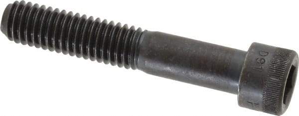 Made in USA - 7/16-14 UNC Hex Socket Drive, Socket Cap Screw - Alloy Steel, Black Oxide Finish, Partially Threaded, 2-1/2" Length Under Head - Industrial Tool & Supply