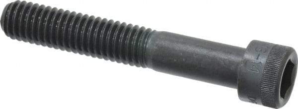 Made in USA - 7/16-14 UNC Hex Socket Drive, Socket Cap Screw - Alloy Steel, Black Oxide Finish, Partially Threaded, 2-3/4" Length Under Head - Industrial Tool & Supply