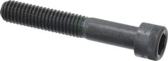Made in USA - 7/16-14 UNC Hex Socket Drive, Socket Cap Screw - Alloy Steel, Black Oxide Finish, Partially Threaded, 2-3/4" Length Under Head - Industrial Tool & Supply