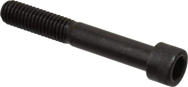 Made in USA - 7/16-14 UNC Hex Socket Drive, Socket Cap Screw - Alloy Steel, Black Oxide Finish, Partially Threaded, 3" Length Under Head - Industrial Tool & Supply