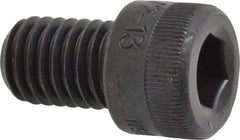 Made in USA - 1/2-13 UNC Hex Socket Drive, Socket Cap Screw - Alloy Steel, Black Oxide Finish, Fully Threaded, 3/4" Length Under Head - Industrial Tool & Supply
