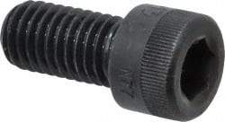 Made in USA - 1/2-13 UNC Hex Socket Drive, Socket Cap Screw - Alloy Steel, Black Oxide Finish, Fully Threaded, 1" Length Under Head - Industrial Tool & Supply